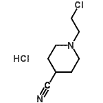 CAS#: 111041-03-3, 1-(2-Chloroethyl)-4-Piperidinecarbonitrile Hydrochloride (1:1)