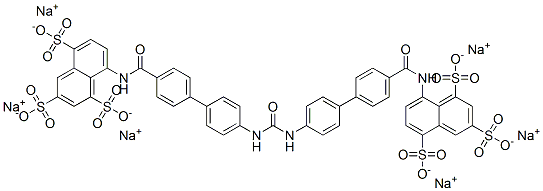 CAS#: 111129-59-0, 8-[[4-[4-[[4-[4-[(4,6,8-Trisulfonaphthalen-1-Yl)Carbamoyl]Phenyl]Phenyl]Carbamoylamino]Phenyl]Benzoyl]Amino]Naphthalene-1,3,5-Trisulfonic Acid