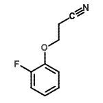 CAS#: 111140-91-1, 3-(2-Fluorophenoxy)Propanenitrile