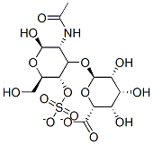 CAS#: 11120-35-7, (2R,3S,4S,5R,6R)-6-[(2R,3R,4R,5S,6R)-3-Acetamido-2-Hydroxy-6-(Hydroxymethyl)-5-Sulfonatooxy-Oxan-4-Yl]Oxy-3,4,5-Trihydroxy-Oxane-2-Carboxylate