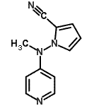 CAS#: 111225-36-6, 1-[Methyl(4-Pyridinyl)Amino]-1H-Pyrrole-2-Carbonitrile