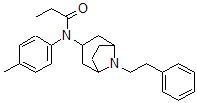 CAS 登录号：111261-85-9， N-(4-甲基苯基)-N-[8-(2-苯基乙基)-8-氮杂双环[3.2.1]辛烷-3-基]丙酰胺