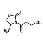 CAS 登录号：111292-83-2， 3-丁酰基-4-甲基-1,3-恶唑烷-2-酮