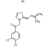CAS#: 111317-19-2, [(Z)-{3-[2-(3,4-Dichlorophenyl)-2-Oxoethyl]-1,3-Thiazol-2(3H)-Ylidene}Amino]-N,N-Dimethylmethaniminium Bromide