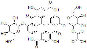 CAS#: 11137-63-6, Sennoside E