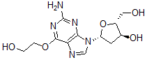 CAS#: 111447-35-9, (2R,3S,5R)-5-[2-Amino-6-(2-Hydroxyethoxy)Purin-9-Yl]-2-(Hydroxymethyl)Oxolan-3-Ol