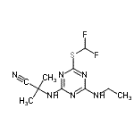 CAS#: 111509-08-1, 2-({4-[(Difluoromethyl)Sulfanyl]-6-(Ethylamino)-1,3,5-Triazin-2-Yl}Amino)-2-Methylpropanenitrile