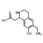 CAS#: 111599-06-5, (7-Hydroxy-6-Methoxy-1,2,3,4-Tetrahydro-1-Isoquinolinyl)Acetic Acid