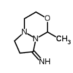 CAS 登录号：111677-95-3， 1-甲基四氢-8H-吡唑并[1,2-c][1,3,4]恶二嗪-8-亚胺