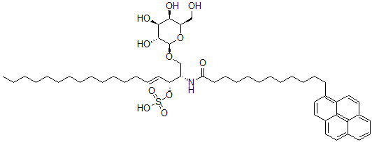 CAS#: 111682-15-6, 12-(1-Pyrenedodecanoyl)Sphingosylgalactosyl-O-3-Sulfate