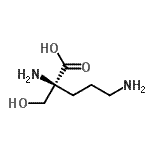 CAS 登录号：111819-42-2， 2-(羟基甲基)-D-鸟氨酸