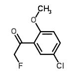 CAS#: 111840-97-2, 1-(5-Chloro-2-Methoxyphenyl)-2-Fluoroethanone