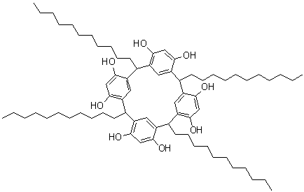 CAS#: 112247-07-1, 2,8,14,20-Tetraundecylpentacyclo[19.3.1.1<Sup>3,7</Sup>.1<Sup>9,13</Sup>.1<Sup>15,19</Sup>]Octacosa-1(25),3(28),4,6,9(27),10,12,15(26),16,18,21,23-Dodecaene-4,6,10,12,16,18,22,24-Octol