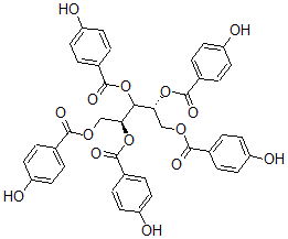 CAS#: 112727-22-7, [(2S,4R)-1,2,4,5-Tetrakis[(4-Hydroxybenzoyl)Oxy]Pentan-3-Yl] 4-Hydroxybenzoate