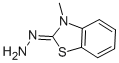 CAS#: 1128-67-2, 3-Methyl-1,3-benzothiazol-2-one hydrazone hydrochloride