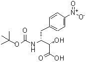 CAS#: 112898-24-5, (2S,3R)-2-Hydroxy-3-({[(2-Methyl-2-Propanyl)Oxy]Carbonyl}Amino)-4-(4-Nitrophenyl)Butanoic Acid