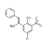 CAS#: 112932-66-8, 4-Chloro-2-Nitro-6-[(1E)-N-Phenylethanimidoyl]Phenol