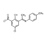 CAS#: 112932-69-1, 4-Chloro-2-[(1E)-N-(4-Methylphenyl)Ethanimidoyl]-6-Nitrophenol