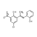 CAS 登录号：112932-76-0， 4-氯-2-[(1E)-N-(2-羟基苯基)亚氨代乙酰]-6-硝基苯酚
