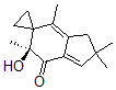 CAS 登录号：112953-12-5， (5R)-5-羟基-2,2,5,7-四甲基螺[1H-茚-6,1'-环丙烷]-4-酮