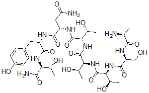 CAS#: 113021-67-3, L-Alanyl-L-seryl-L-threonyl-L-threonyl-L-threonyl-L-asparaginyl-L-tyrosyl-L-Threoninamide