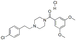 CAS#: 113240-27-0, 1-(2-(4-Chlorophenyl)Ethyl)-4-(3,5-Dimethoxybenzoyl)-Piperazine Mon Ohydrochloride