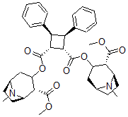 CAS#: 113350-58-6, Bis[(1R,2R,5S)-2-Methoxycarbonyl-8-Methyl-8-Azabicyclo[3.2.1]Octan-3-Yl] (1S,2R,3S,4R)-3,4-Di(Phenyl)Cyclobutane-1,2-Dicarboxylate