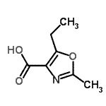 CAS 登录号：113366-75-9， 5-乙基-2-甲基-1,3-恶唑-4-羧酸