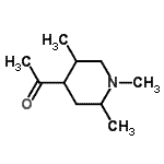 CAS 登录号：113476-07-6， 1-(1,2,5-三甲基-4-哌啶基)乙酮