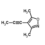 CAS#: 113479-03-1, 3,5-Dimethyl-4-(1-Propyn-1-Yl)-1,2-Oxazole
