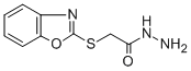 CAS 登录号：113546-63-7， 2-(1,3-苯并恶唑-2-基硫基)乙酰肼