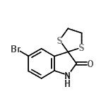 CAS#: 113549-10-3, 5'-Bromospiro[1,3-Dithiolane-2,3'-Indol]-2'(1'H)-One