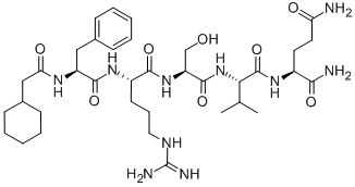 CAS#: 113584-01-3, N-(Cyclohexylacetyl)-L-Phenylalanyl-L-Arginyl-L-Seryl-L-Valyl-L-Glutamamide