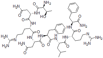 CAS#: 113611-68-0, L-Threonyl-L-asparaginyl-L-arginyl-L-asparaginyl-L-phenylalanyl-L-leucyl-L-arginyl-L-Phenylalaninamide