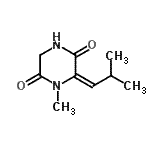 CAS#: 113802-15-6, (6E)-1-Methyl-6-(2-Methylpropylidene)-2,5-Piperazinedione