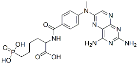 CAS#: 113811-44-2, 2-[[4-[(2,4-Diaminopteridin-6-Yl)Methylamino]Benzoyl]Amino]-6-Phosphono-Hexanoic Acid
