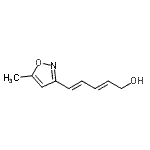CAS#: 113824-17-2, (2E,4E)-5-(5-Methyl-1,2-Oxazol-3-Yl)-2,4-Pentadien-1-Ol