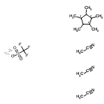 CAS#: 113860-02-9, Acetonitrile; 1,2,3,4,5-Pentamethylcyclopentane; Ruthenium(+2) Cation; Trifluoromethanesulfonate
