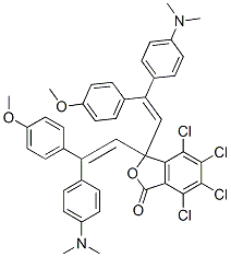 CAS#: 113915-68-7, 4,5,6,7-Tetrachloro-3,3-Bis[2-[4-(Dimethylamino)Phenyl]-2-(4-Methoxyphenyl)Ethenyl]-1(3H)-Isobenzofuranone