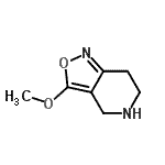 CAS#: 113932-51-7, 3-Methoxy-4,5,6,7-Tetrahydro[1,2]Oxazolo[4,3-c]Pyridine