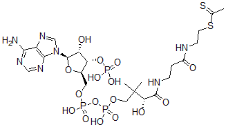 CAS#: 113947-51-6, Acetyldithio-Coenzyme A