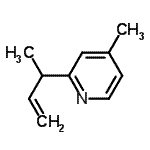 CAS#: 113985-36-7, 2-(3-Buten-2-Yl)-4-Methylpyridine