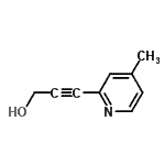 CAS#: 113985-41-4, 3-(4-Methyl-2-Pyridinyl)-2-Propyn-1-Ol
