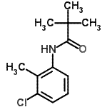 CAS 登录号：114153-36-5， N-(3-氯-2-甲基苯基)-2,2-二甲基丙酰胺