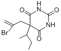 CAS 登录号：1142-70-7， 5-(2-溴丙-2-烯基)-5-丁烷-2-基-1,3-二嗪农-2,4,6-三酮