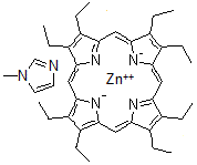 CAS#: 114267-97-9, (1-Methylimidazole)-2,3,7,8,12,13,17,18-Octaethylporphinato Zinc(II)