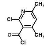 CAS 登录号：114319-42-5， 2-氯-4,6-二甲基烟酰氯化物