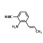 CAS#: 114345-13-0, 2-Amino-3-[(1E)-1-Propen-1-Yl]Benzonitrile