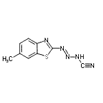 CAS#: 114354-24-4, (1E,3Z)-3-(6-Methyl-1,3-Benzothiazol-2(3H)-Ylidene)-1-Triazene-1-Carbonitrile