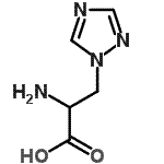 CAS 登录号：114419-45-3， 3-(1H-1,2,4-三唑-1-基)丙氨酸